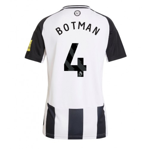 Dámy Fotbalový dres Newcastle United Sven Botman #4 2024-25 Domácí Krátký Rukáv